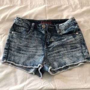Womens Decree Shorts Blue Jean